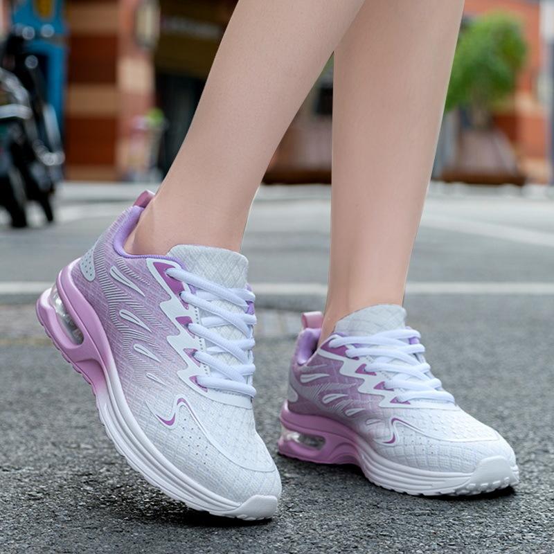 Fashion Summer Women's Sneakers Lace Up Cushion Outdoor Womens Running Shoes Breathable Fashion Casual Shoes Wear Resistant Women Shoes