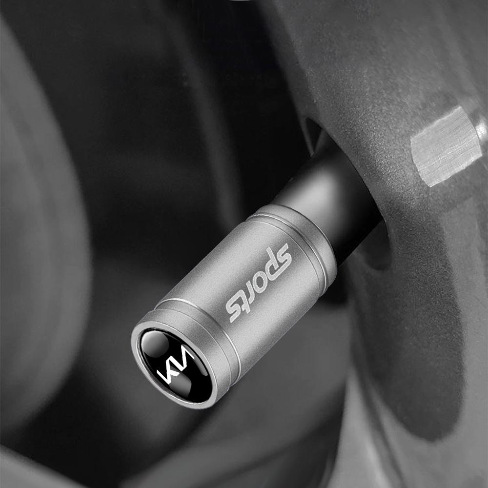AABIW1 Autostyling Aluminiumlegierung Radkappe Reifenventilschaft Staubkappen für Kia Sportage Rio 3 Soul Picanto EV6 Cerato Niro Telluride