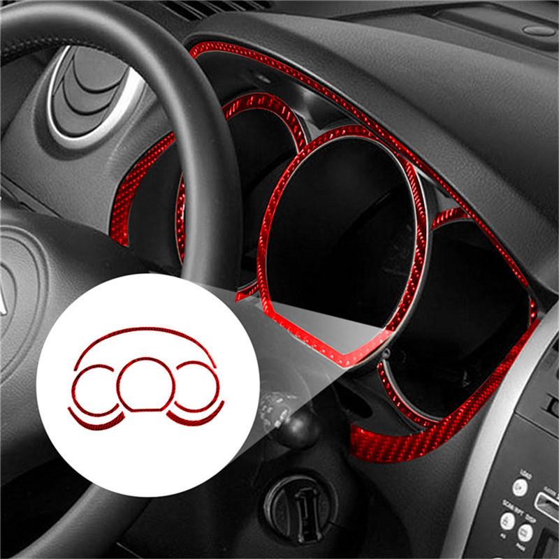 

Декоративная рамка-наклейка на панель приборов из углеродного волокна для Suzuki Grand Vitara 2006-2013 С МКПП красный