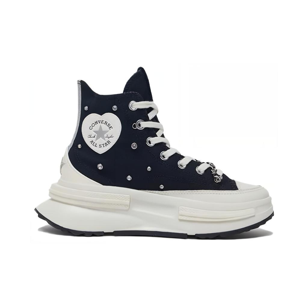 Converse Run Star Legacy CX Comfortable Cushioning High-Top Canvas Shoes Unisex Sneakers Black A10302C