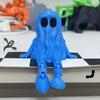 Halloween Ghost Figurine 3D Printed Sitting Ghost Desktop Halloween Decorations Creative Party Gift Ornaments