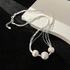 Xiaomi Silver Color Geometric Simple Shinning Balls Necklace For Women Engagement Fine Jewelry Wedding Party Birthday Gift