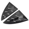 Protective Cover Blinds | Decorative Supplies Body Stickers Suitable for 17-21 for TESLA Model 3 Rear Side Window | Material: ABS,Part Location: Front