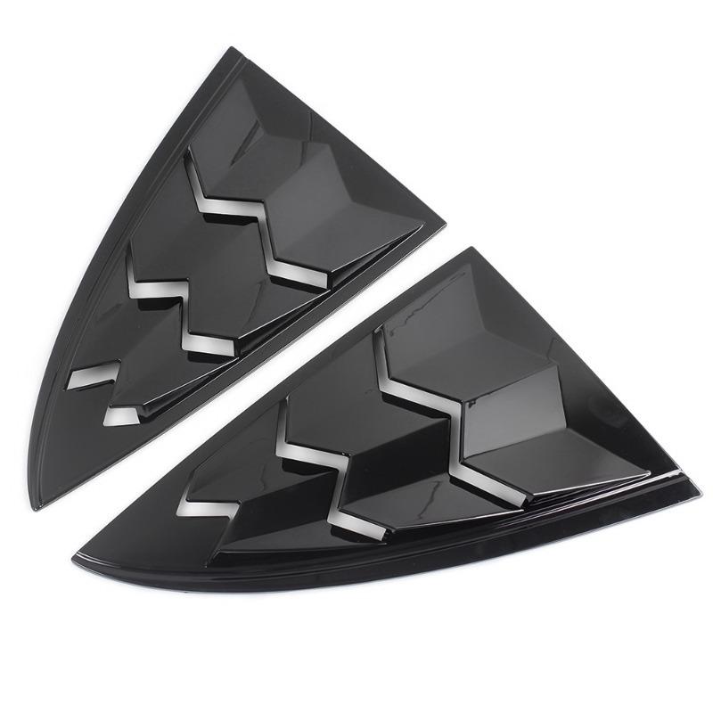 Protective Cover Blinds | Decorative Supplies Body Stickers Suitable for 17-21 for TESLA Model 3 Rear Side Window | Material: ABS,Part Location: Front