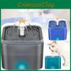 Water Cat 2l Fountain Pet Dog Led Drinking Bowl Automatic Dispenser Shape Cube
