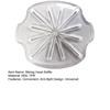 Mixing Head Baffle Anti-Splatter Guard for Stand Mixer Universal Ingredient Slot Mixer Attachment Easy To Clean Kitchen Accessory for Tilt-Head Mixers