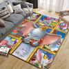 1pc Disney Cartoon Characters Pattern Carpet Area Rug Non-slip Carpet Hand Washable Floor Mat Suitable For Living Room Bedroom Home Decor