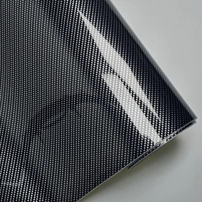 High Glossy Silver Forged Carbon Vinyl Wrap Self Adhesive DIY Styling Car Sticker Decal For Motorcycle Wrapping Car Accessories