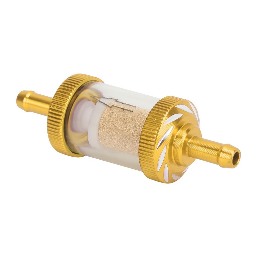 Motorcycle Fuel Gasoline Filter Carving ABS Heat Resistance for 6mm Diameter Motorbike