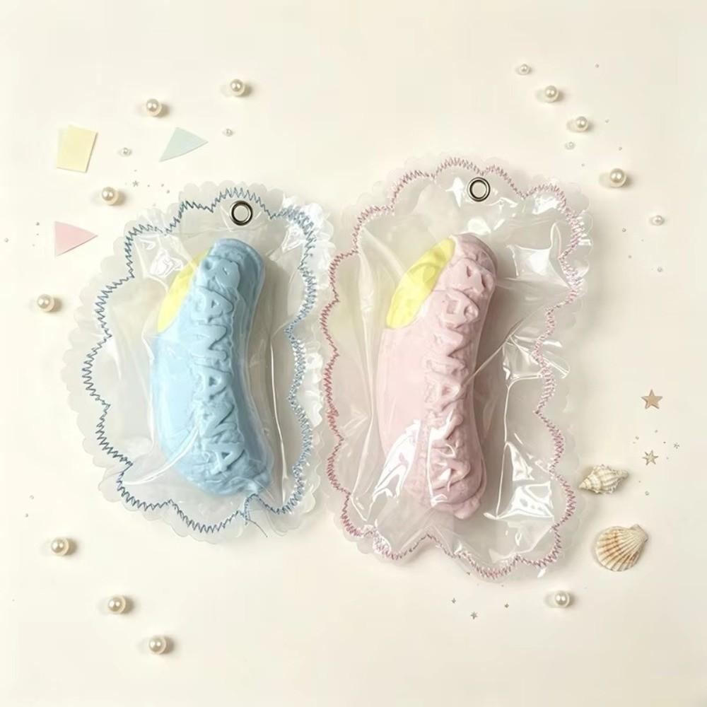 Slow Rising Slow Rebound Toy Soft Banana Bread Toy Pinch Toy Fidget Sticky Bag Christmas Gifts