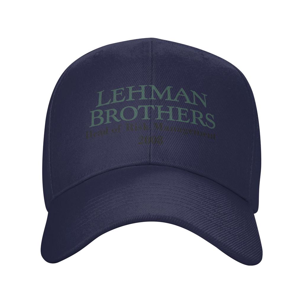 Lehman Brothers Head of Risk Managment 2008 Baseball Cap Outdoor Sports Quality Hip Hop Hats Male Stylish Print Baseball Caps