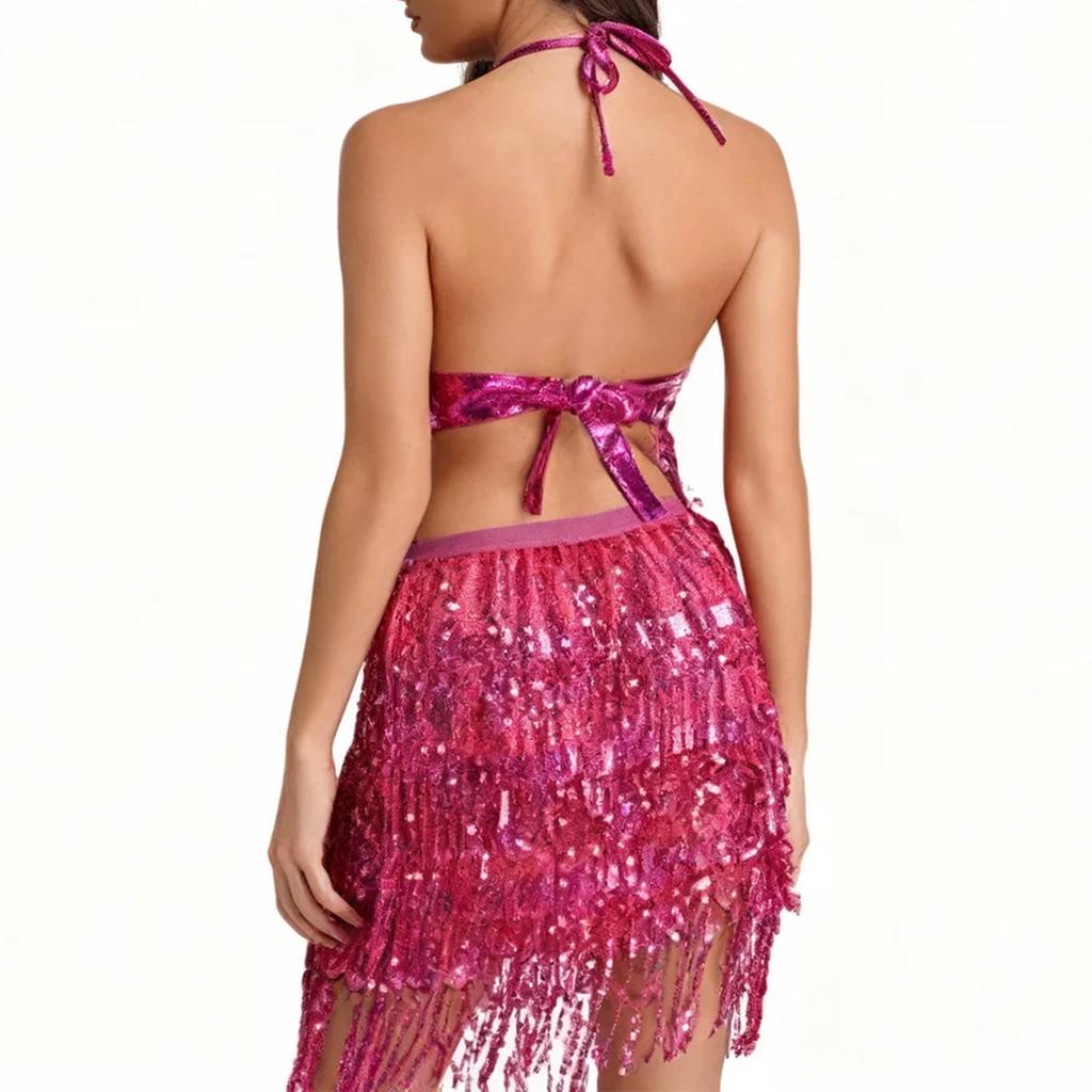 Sexy Tassel Belly Dance Costume For Women