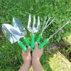 Gardening Tool Set Stainless Steel Trowel with Non-Slip Handle Transplanter Tool Hand Rake with Storage Tote Gift