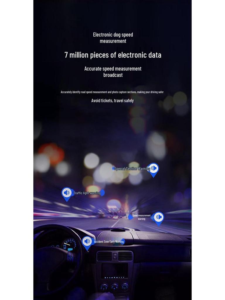 HD Night Vision Dash Cam: Dual Front and Rear Recording, Large Screen, with Parking Monitoring.