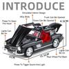 1:32 Scale Alloy 500K 300SL Cars Toys Diecast Models with Pull Back Light Music Miniature Vintage Car Kids Children's Day Gifts