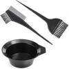 3Pcs Hair Colouring Tools, Brush Double-sided Coloring Comb and Bowl Set