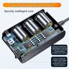 128W Car ChargerAdapter 3 Socket Splitter Charge 4 USB Ports Voltage Display with Independent Switches for Phone Tablet