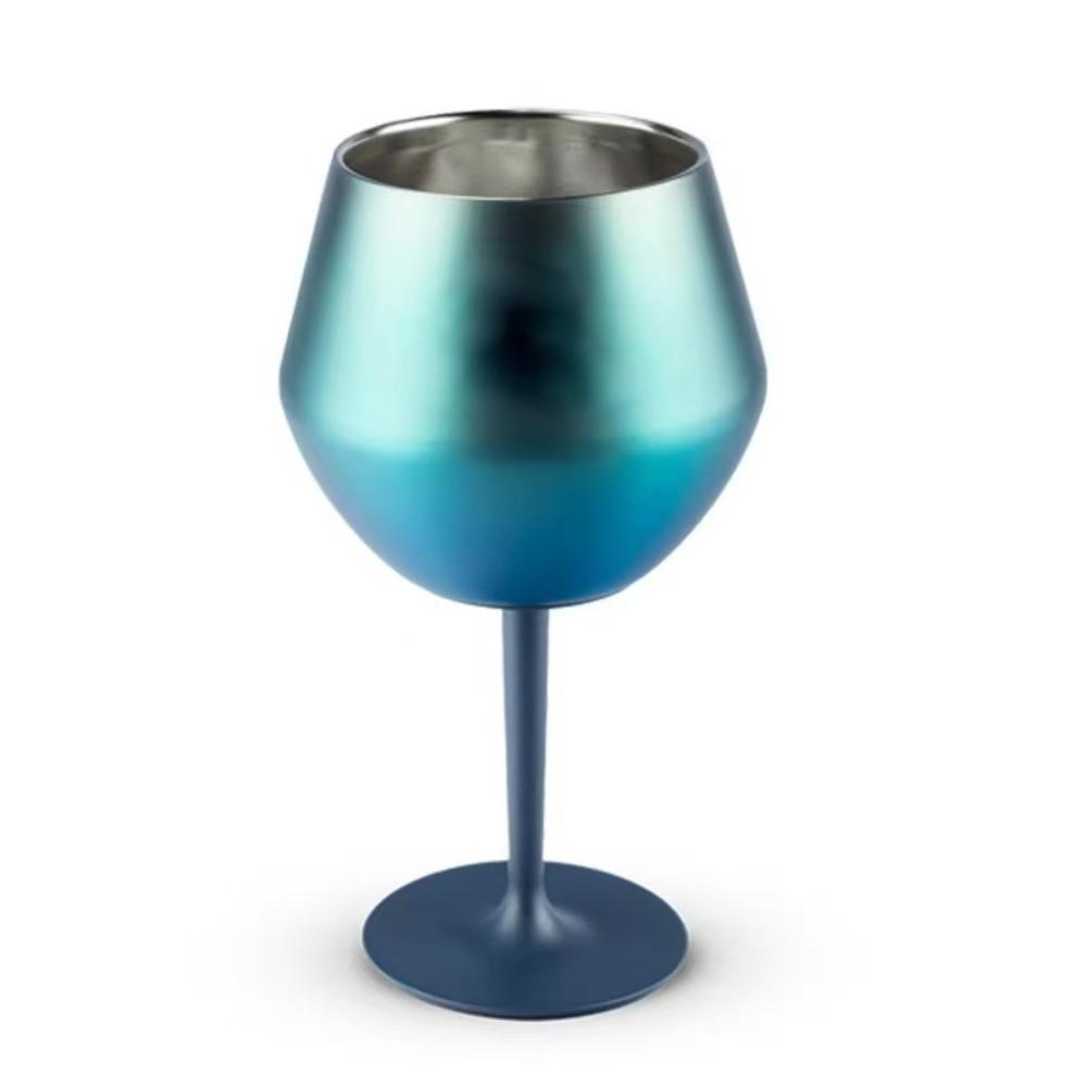 Detachable Wine Goblet Gradient Color Champagne Cup Bar Accessory Stainless Steel Red Wine Cup  Pub
