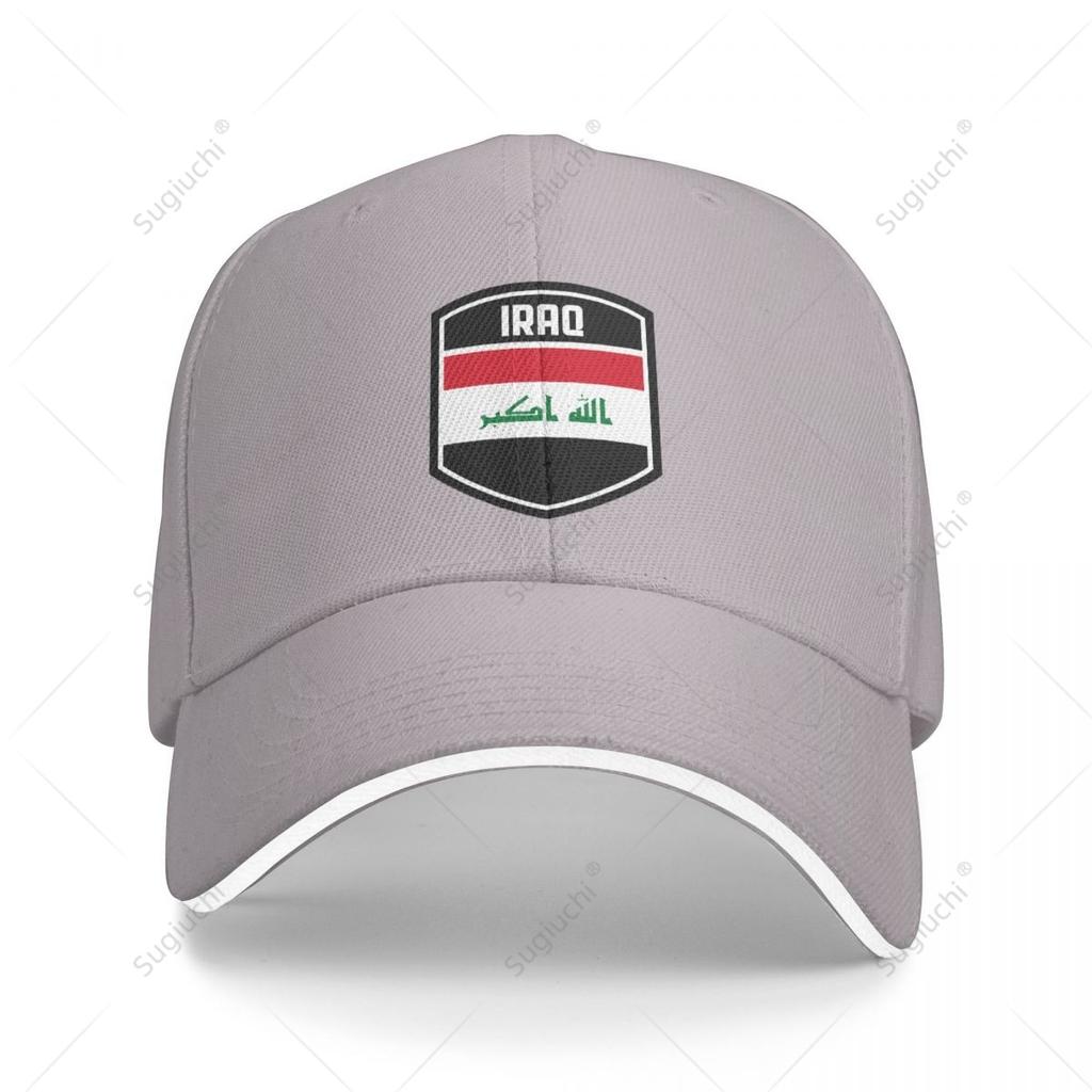 Multifunction Iraq Flag Shield Sandwich Baseball Cap Unisex Sports Casual Caps Golf Hat Fishing Outdoors