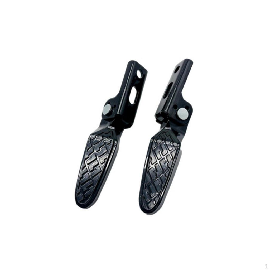 2 Pieces Electric TwoWheeler Rear Pedals AntiSlip Passenger Footrest Footrests for Passengers, Kids
