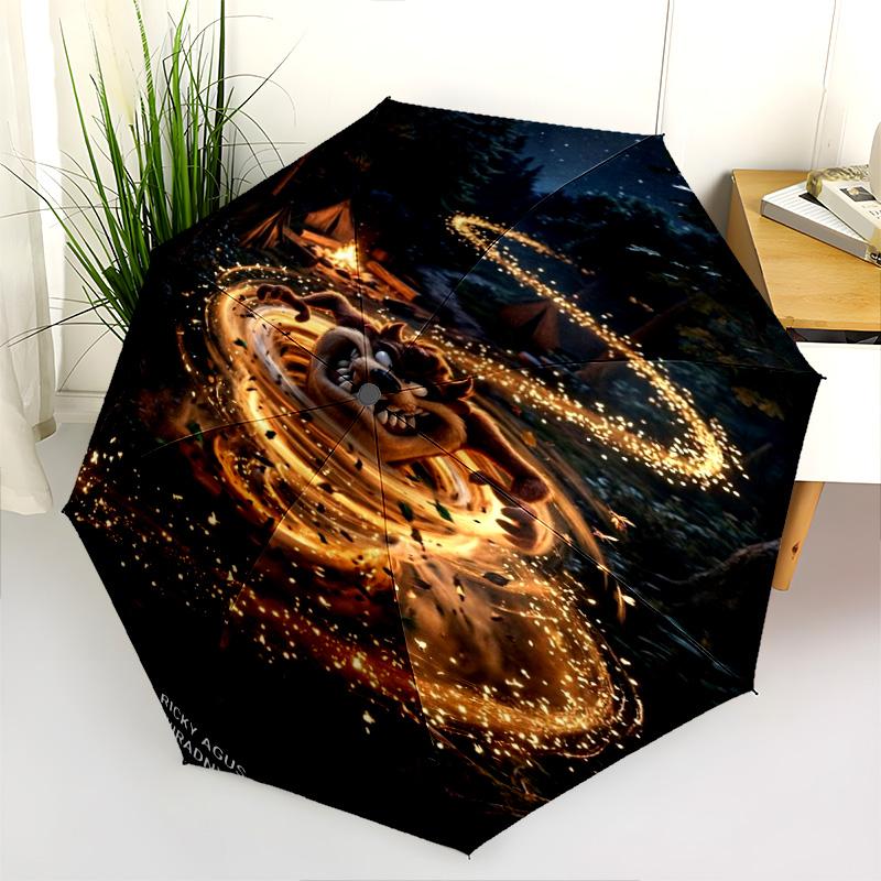 Canyon Monkey Sunset View Folding Umbrella Suitable For All Seasons Umbrella Three Folds Umbrella Gift
