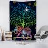 Bohemian Mandala Elephant Tapestry Wall HangingSandy BeachPicnic Throw Rug Blanket Camping Tent Travel Sleeping Pad  Room