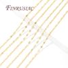 Stainless Steel Chain For Necklace Gold Adjustable Chains With Lobster Clasp For Jewelry Making Supplies DIY Accessories