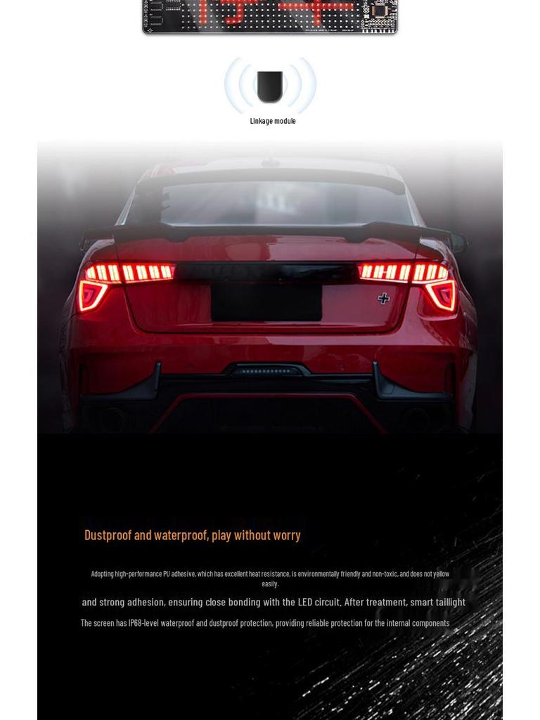 Cross-Border LED Car Display: Bluetooth-Controlled Devil Eye Soft Screen