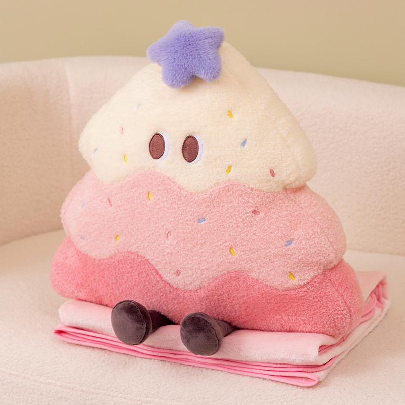 Cartoon Cream Cake Tree Plush Toy Plant Doll Childrens Gift Home Decorations