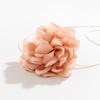 Fashion Accessory Exaggerated Design Rose Flower Adjustable Length Big Rose Rope Romantic Style Large Petal Flower Party Wear