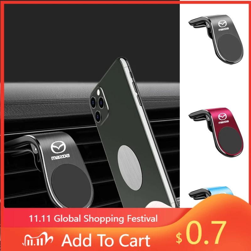 2025 Hot 1pcs Car Phone Holder Mount Stand GPS Telefon Mobile Cell Support For Mazda 2 3 5 6 8 CX5 CX-5 CX-7 CX-9 MX-5 ATENZA Ax