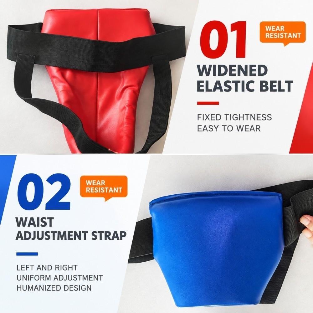 Padded Boxing Protector Shockproof Martial Arts Cup Taekwondo Groin Guard  Adults Children
