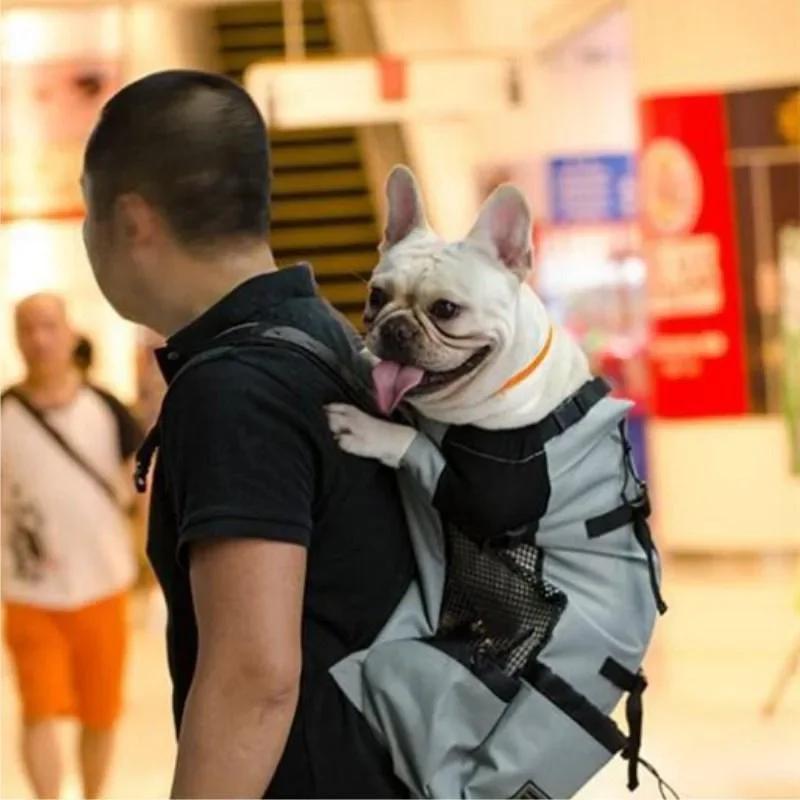 

Breathable Pet Dog Carrier Bag for Large Dogs Golden Retriever Bulldog Backpack Adjustable Big Dog Travel Bags Pets Products XL
