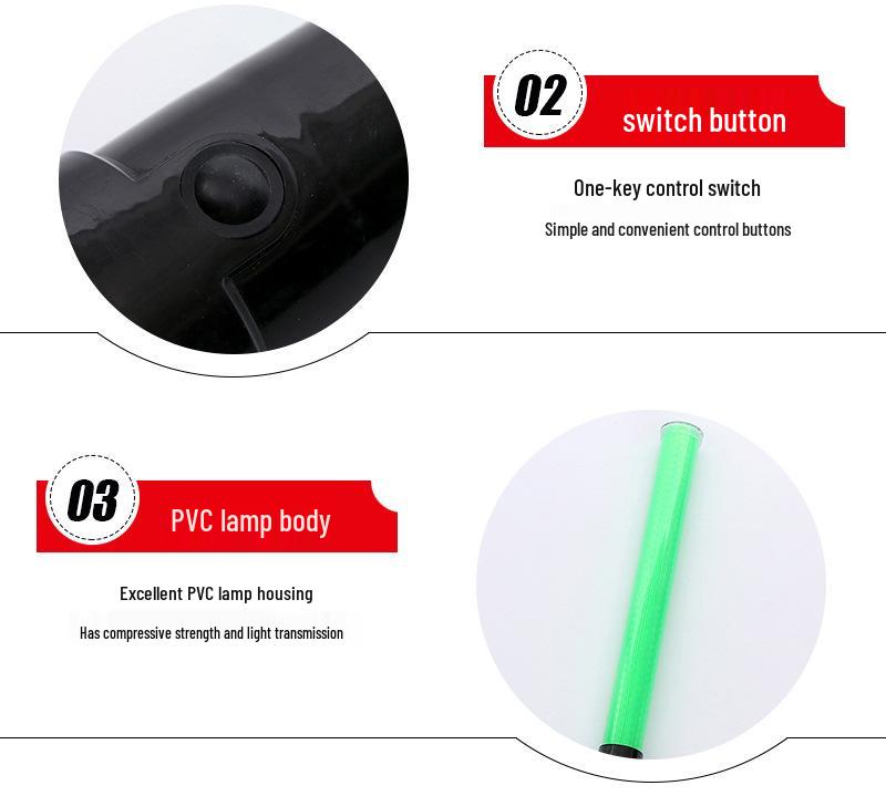 Rechargeable LED Glow Stick Traffic Baton (54CM)