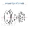 Clear Clutch Cover Protector Guard for Ducati Panigale 1199 1299 959 R S 2012- 2018 2017 2016 2015 2014 2013 Motorcycle