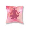 Meditation Buddha Pillowcase Sofa Decoration Room Bedside Office Game Chair Cushion Cover Home Decor  45x45cm