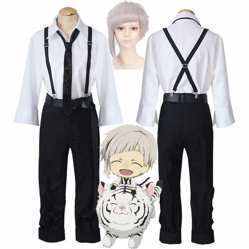 Unisex Bungo Stray Dogs Nakajima Atsushi Cosplay Costume With Perfect Stitches And Quality