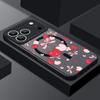 Cherry Bowknot Patterned Magnetic Phone Case For iPhone 17e 17 Pro Max 16 15 14 13 Pro Max 16e 11 For Magsafe Acrylic Back Cover