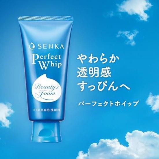 SENKA Perfect Whip Cleansing Foam 120g2 Bonus High Adhesion Micro Beauty That Absorbs Removes Pore Dirt Old Keratin Smooths Roughness Keeps Moisture