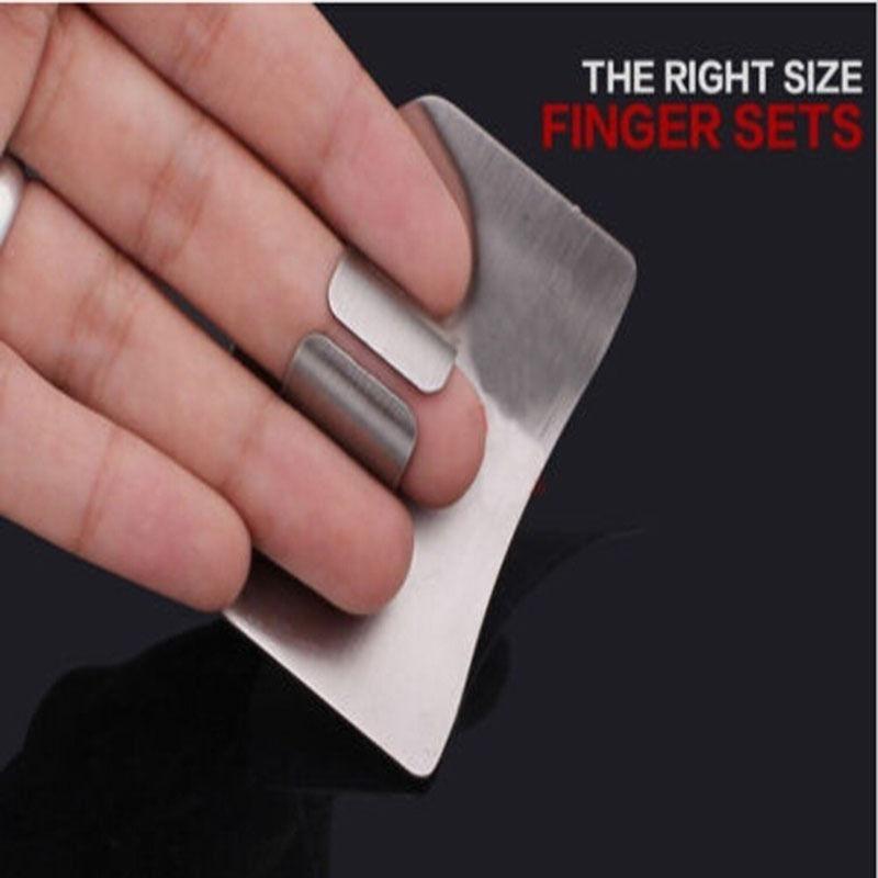 Stainless Steel Finger Hand Protector Guard Chop Safe Slice Knife Kitchen Tool Knife Protector