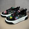 Mode Trendige Neue Designer Herren Strass Ethnisches Muster Freizeitschuhe Männlich Kleid Party Walking Sneakers Zapatos Hombre