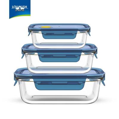 NERVISHI Glass Food Storage Container Set