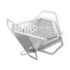 Tragbarer Kartenform-Grill abnehmbarer Grillrost aus Edelstahl Camping-Grillrost Küchenzubehör