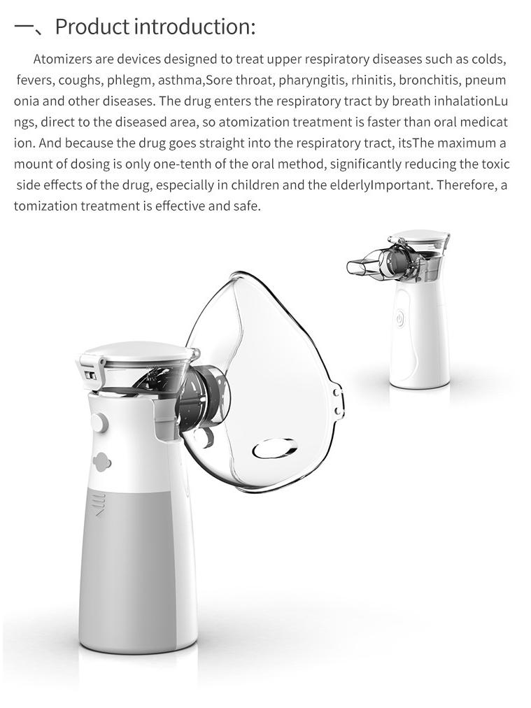 Atomizor Ultrasonic Portabil pentru Măști de Dezinfecție pentru Copii