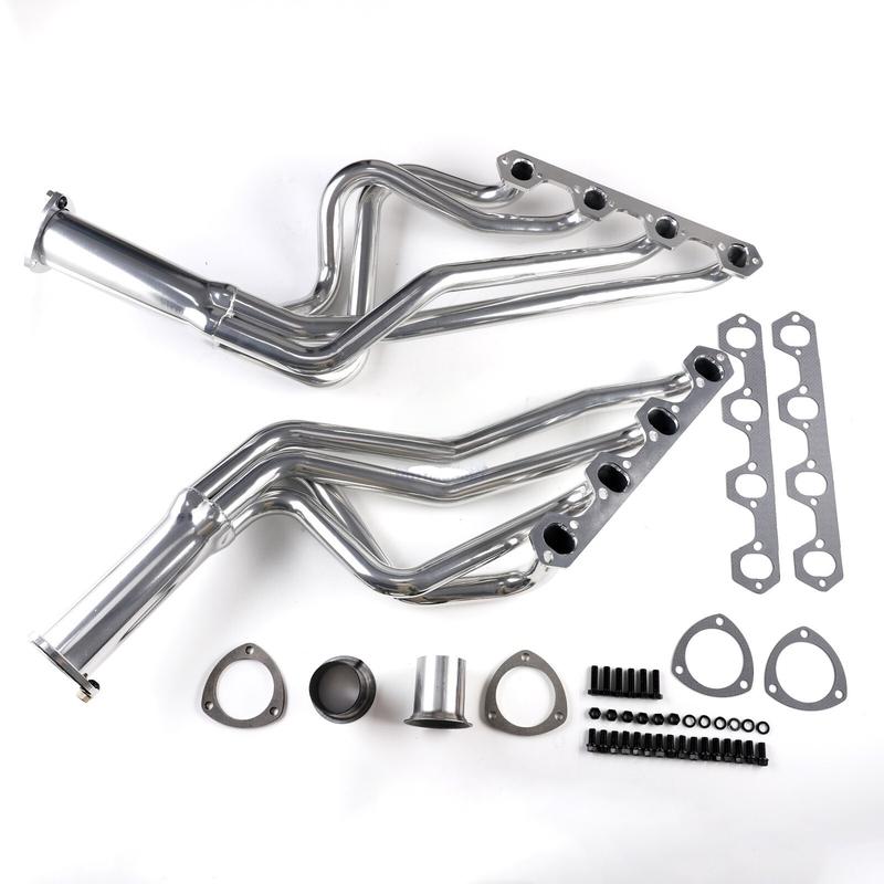 For 64-70 Ford Mercury Mustang Cougar Base V8 Ceramic Coated Long Tube Headers