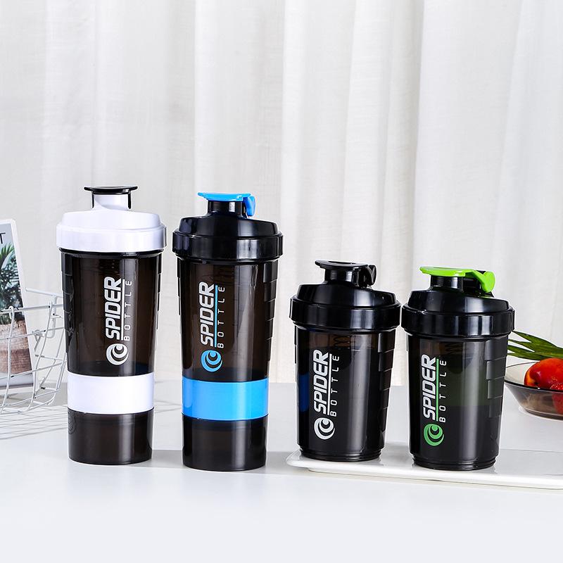 Unisex Sports Shaker Bottle - Protein Mixer & Gym Water Bottle for Outdoor Fitness