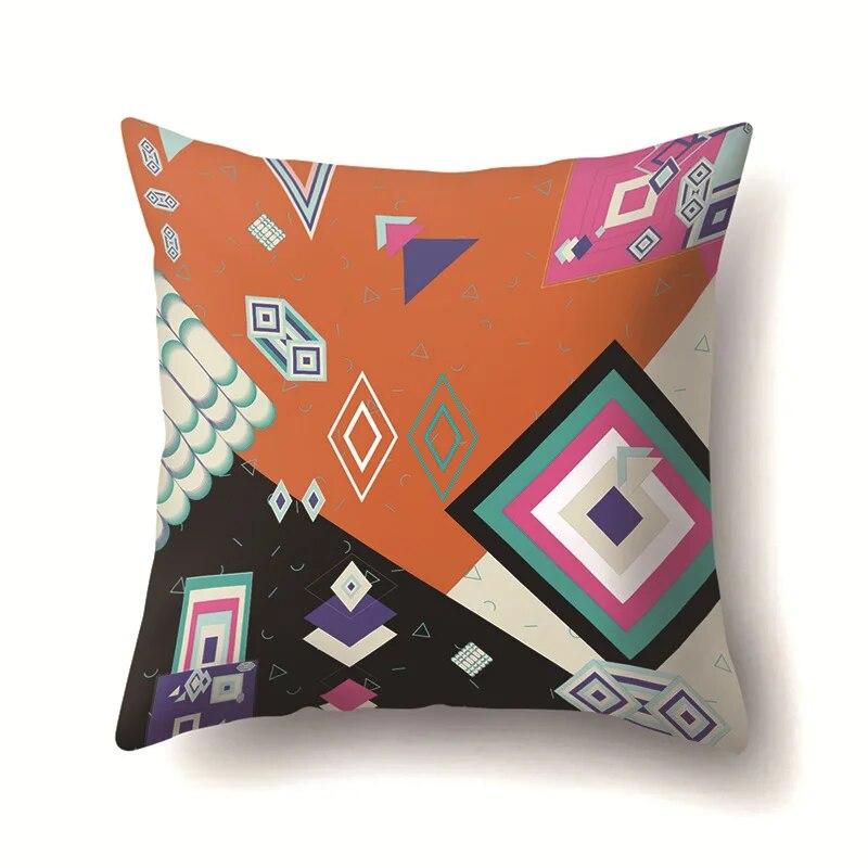 Față de pernă cu dungi geometrice Husă de pernă pentru birou Camera de zi Riding Talie