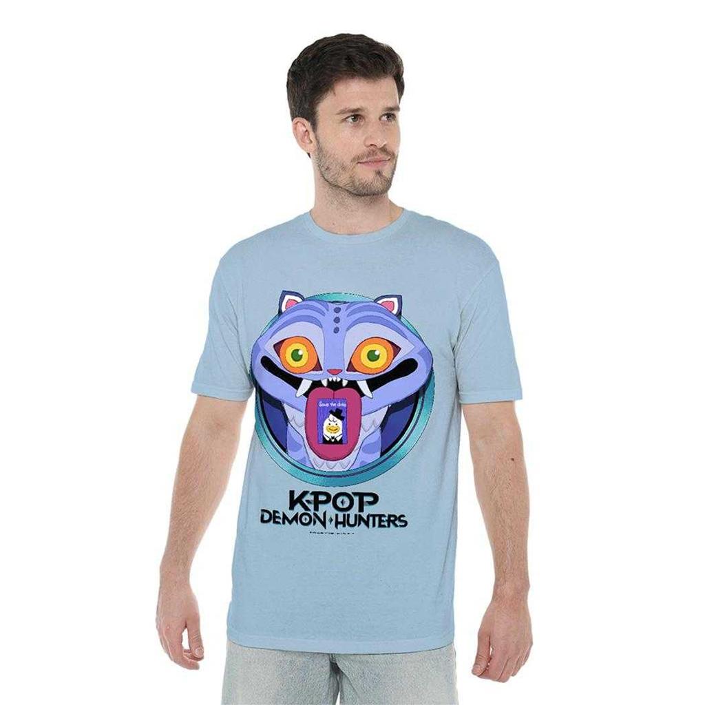 K-Pop Demon Hunters Unisex Adult Save The Date Derpy Tiger Cartoon T-Shirt