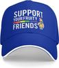 Support Your Fruity Friends LGBT Pride Baseball Cap Polyester Adjustable Casual Summer Hat
