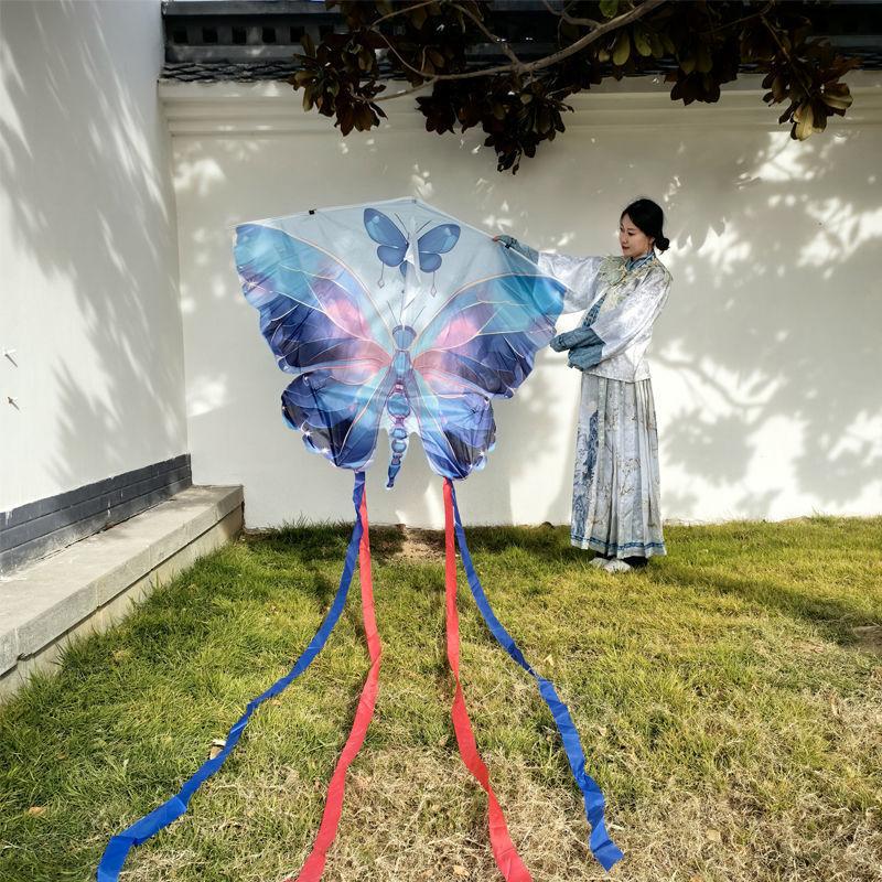 1.4M Colorful Butterfly Kite Flying Toys For Children Kites Flying Fish Kites Professional Wind Kites Toy Sports-Leisure Kite Ai